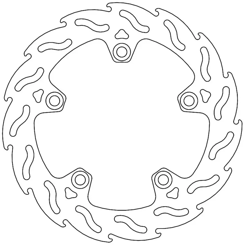 BRAKE ROTOR FIXED FLAME FRONT