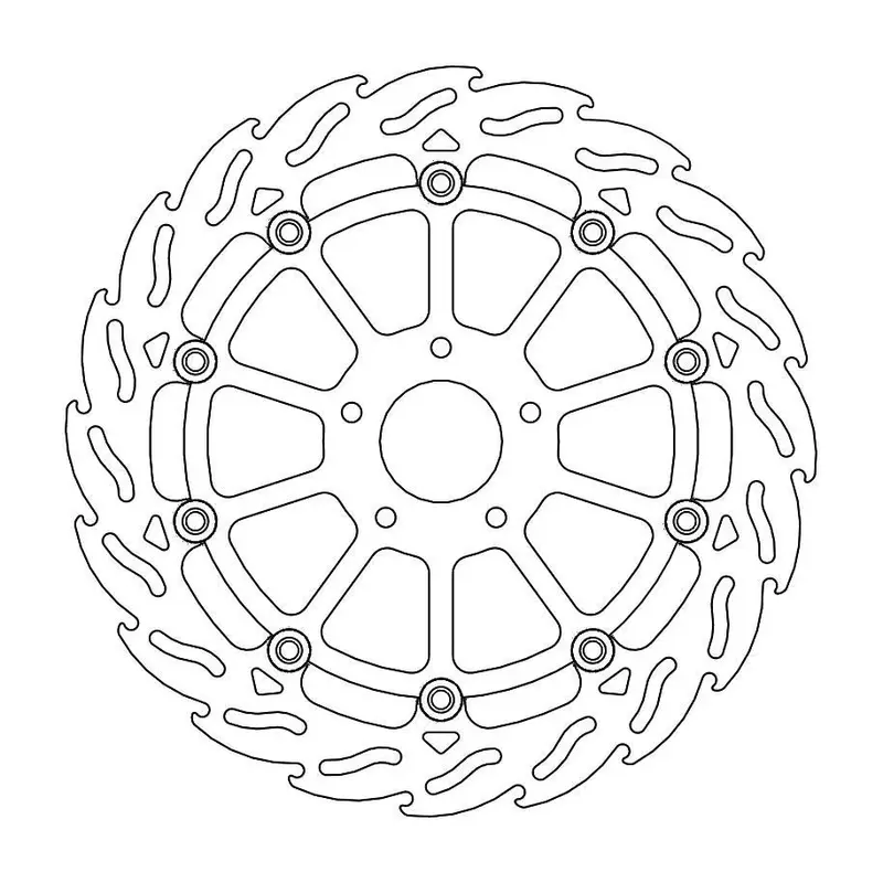 BRAKE ROTOR FLOATING FLAME