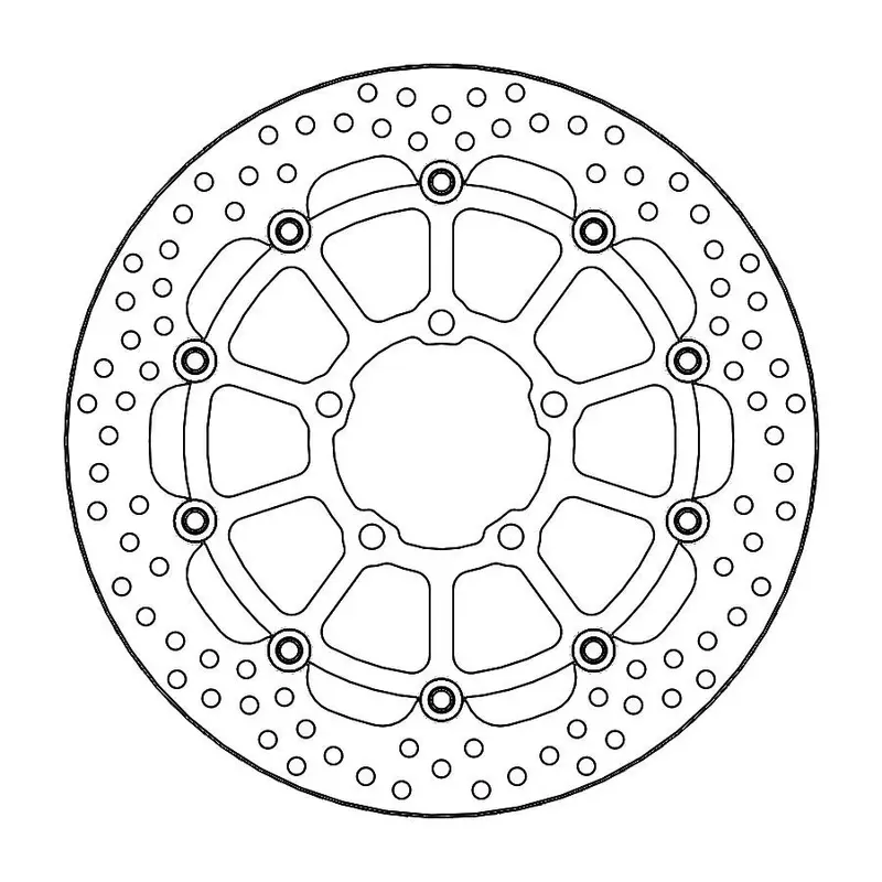 BRAKE ROTOR FLOATING HALO