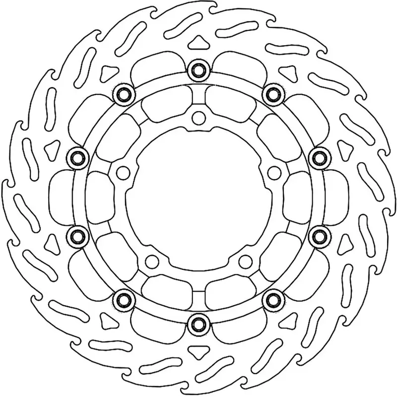 BRAKE ROTOR FLOATING FLAME