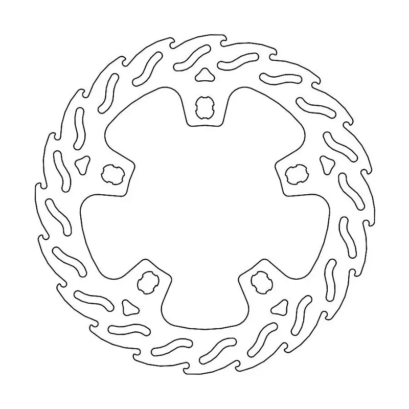 BRAKE ROTOR FIXED FLAME L