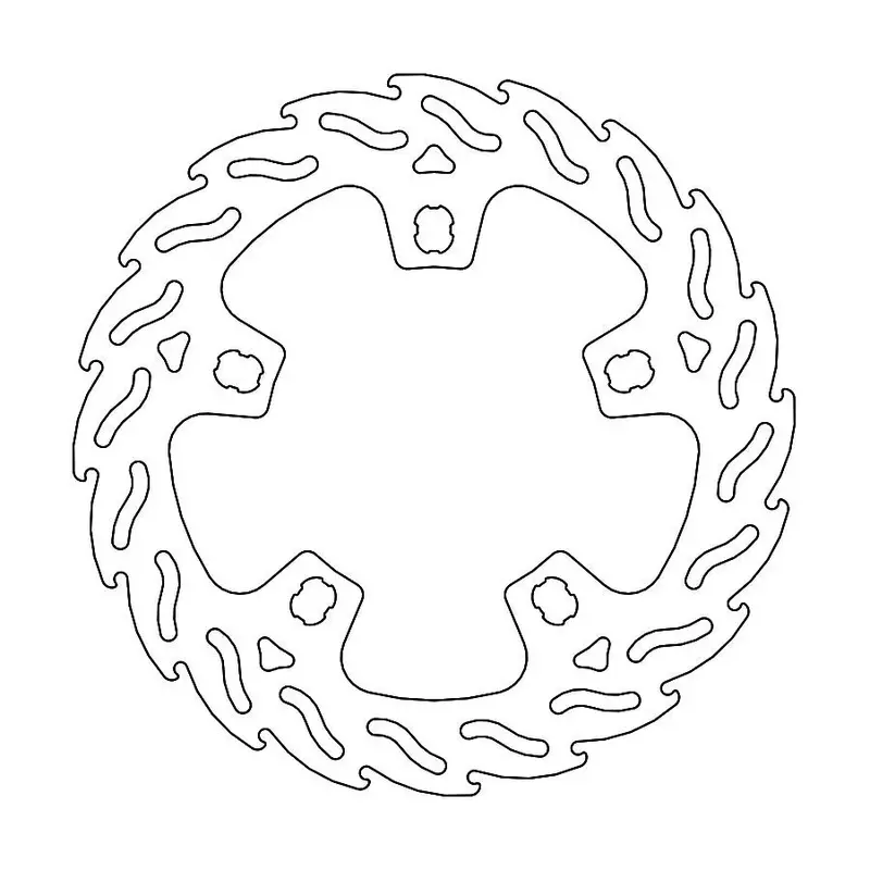 BRAKE ROTOR FIXED FLAME R