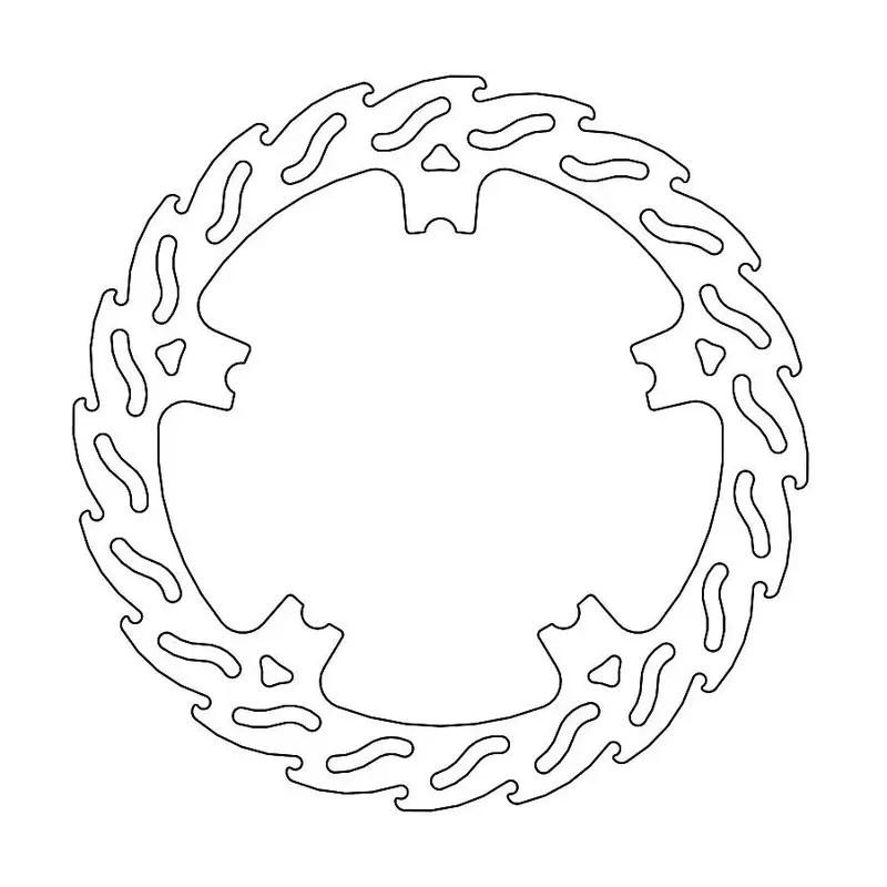 BRAKE ROTOR FIXED FLAME L