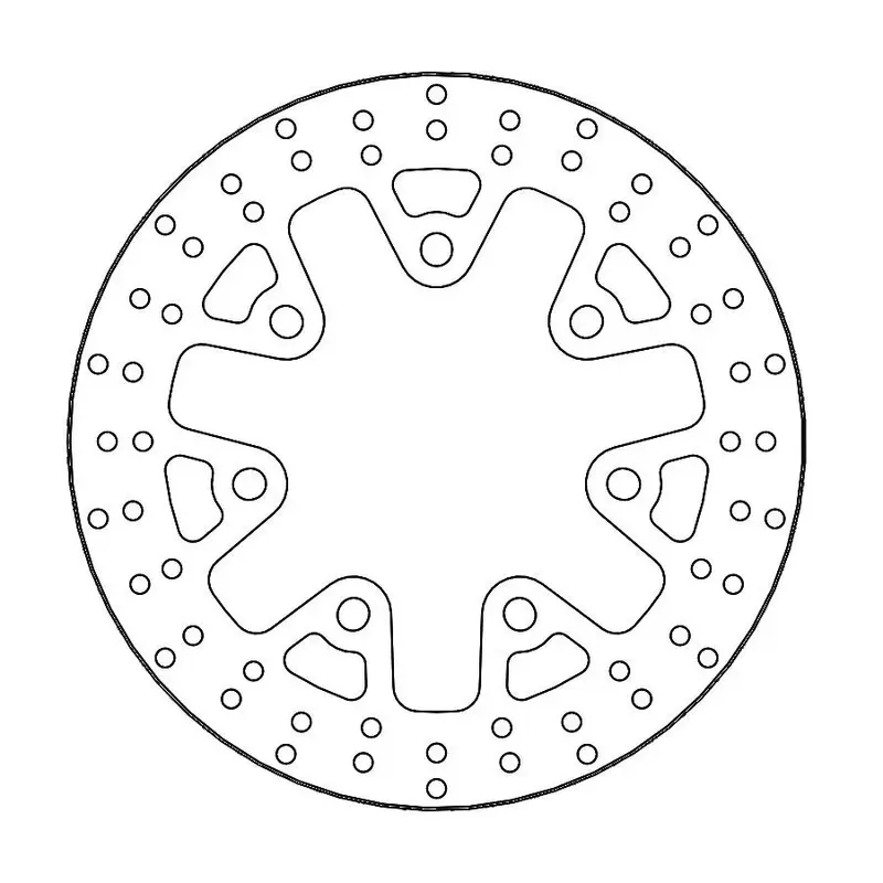 BRAKE ROTOR FIX ROUND L/R