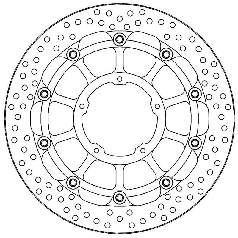 BRAKE ROTOR FLOATING HALO FR L/R