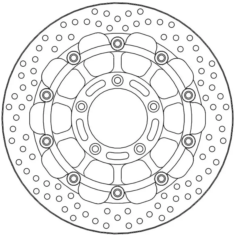 BRAKE ROTOR FLOATING HALO PRO RACE