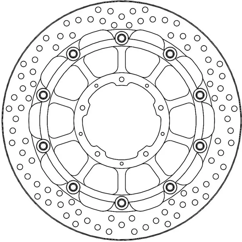 BRAKE ROTOR FLOATING HALO PRO RACE