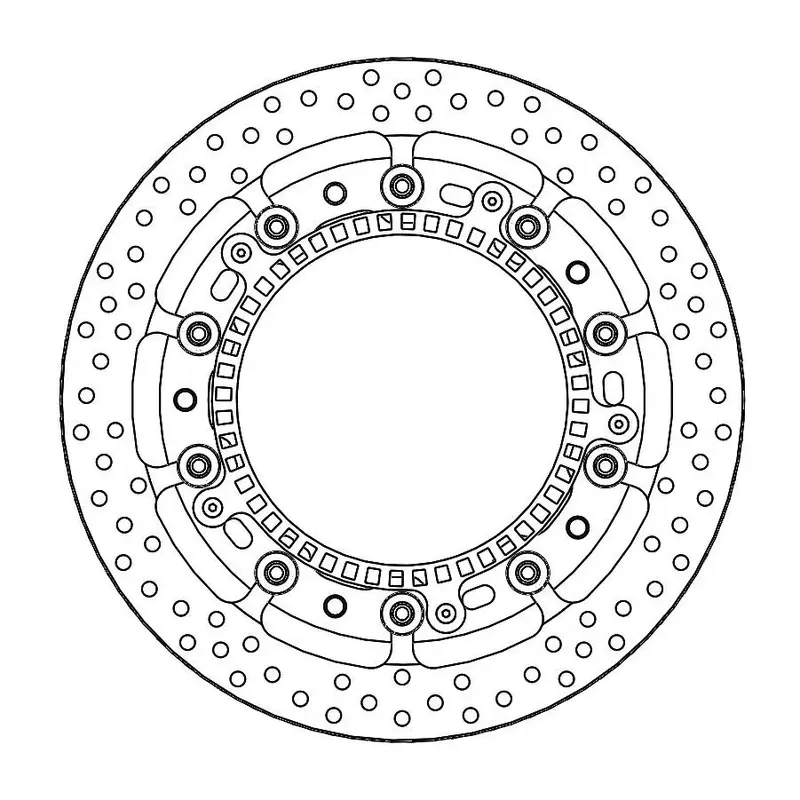 BRAKE ROTOR FLOATING HALO PRO RACE
