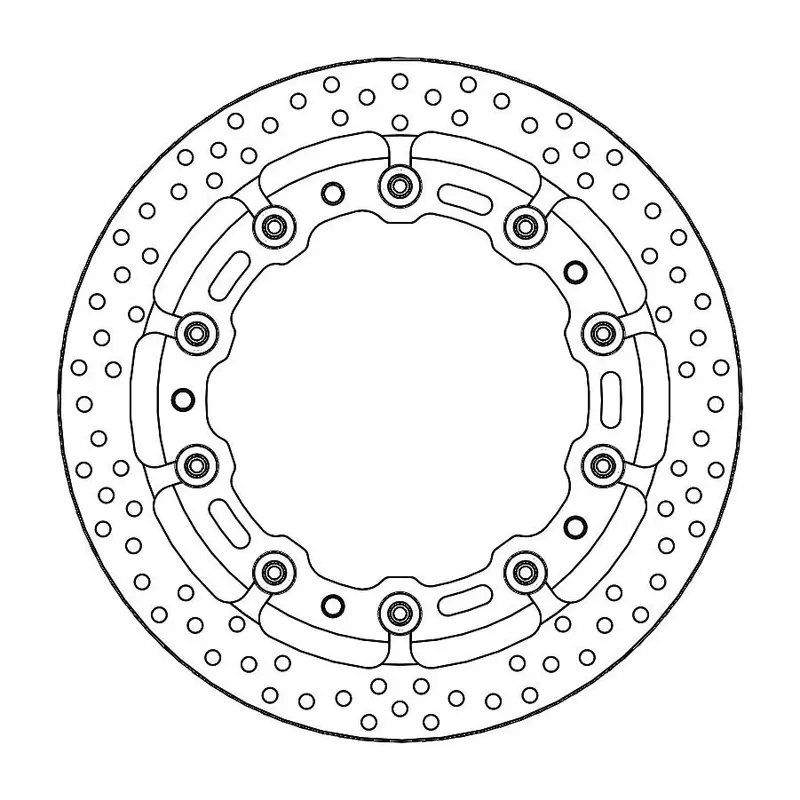 BRAKE ROTOR FLOATING HALO PRO RACE