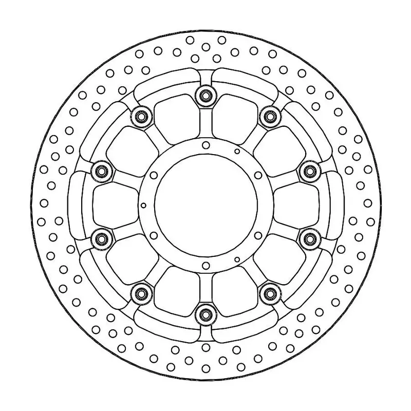 BRAKE ROTOR FLOATING HALO PRO RACE