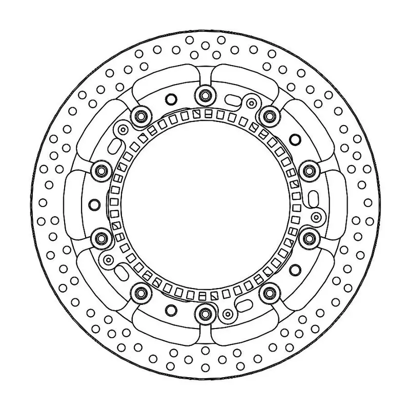 BRAKE ROTOR FLOATING HALO PRO RACE