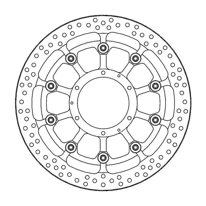 BRAKE ROTOR FLOATING HALO PRO RACE