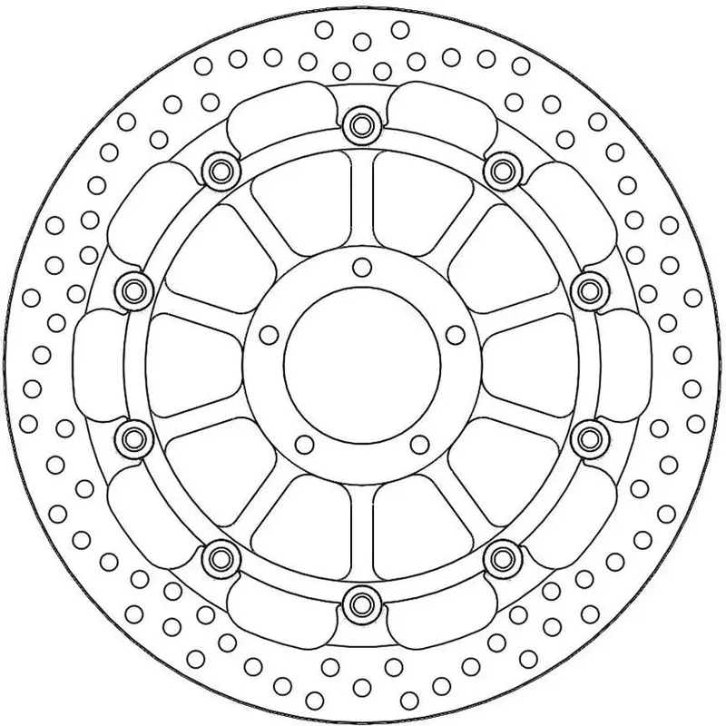 BRAKE ROTOR FLOATING HALO PRO RACE