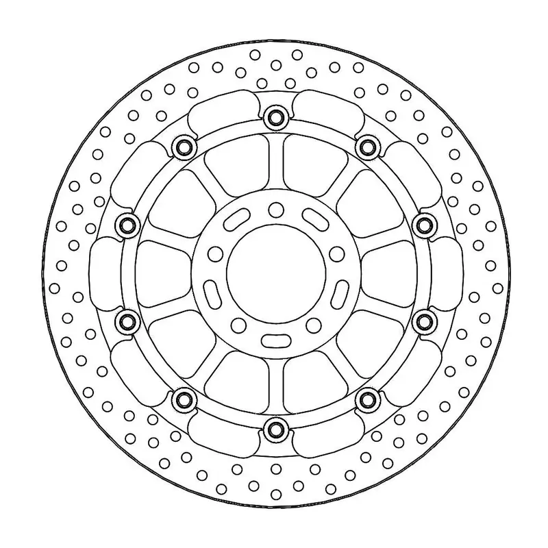 BRAKE ROTOR FLOATING HALO