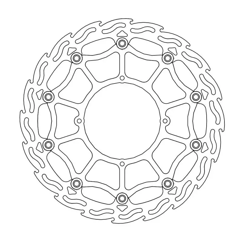 BRAKE ROTOR FLOATING FLAME NATURAL