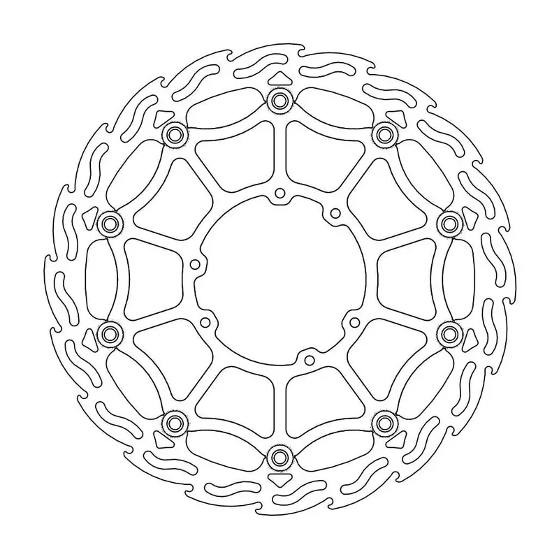 BRAKE ROTOR FLOATING FLAME NATURAL