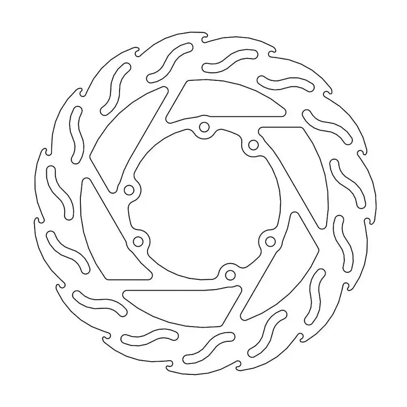 BRAKE ROTOR FIXED FLAME NATURAL