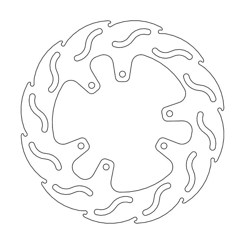 BRAKE ROTOR FIXED FLAME NATURAL