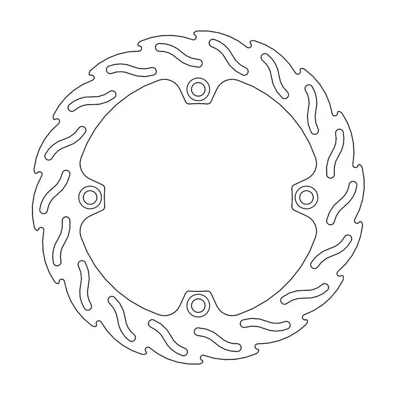BRAKE ROTOR FIXED FLAME NATURAL