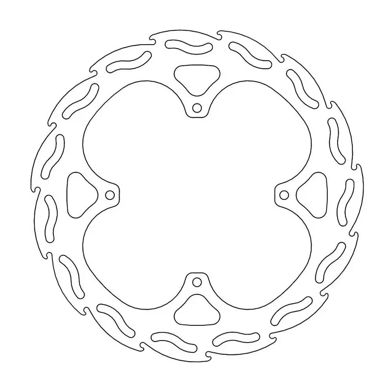 BRAKE ROTOR FIXED FLAME NATURAL