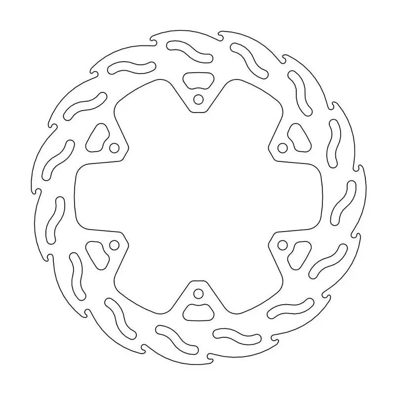 BRAKE ROTOR FIXED FLAME NATURAL