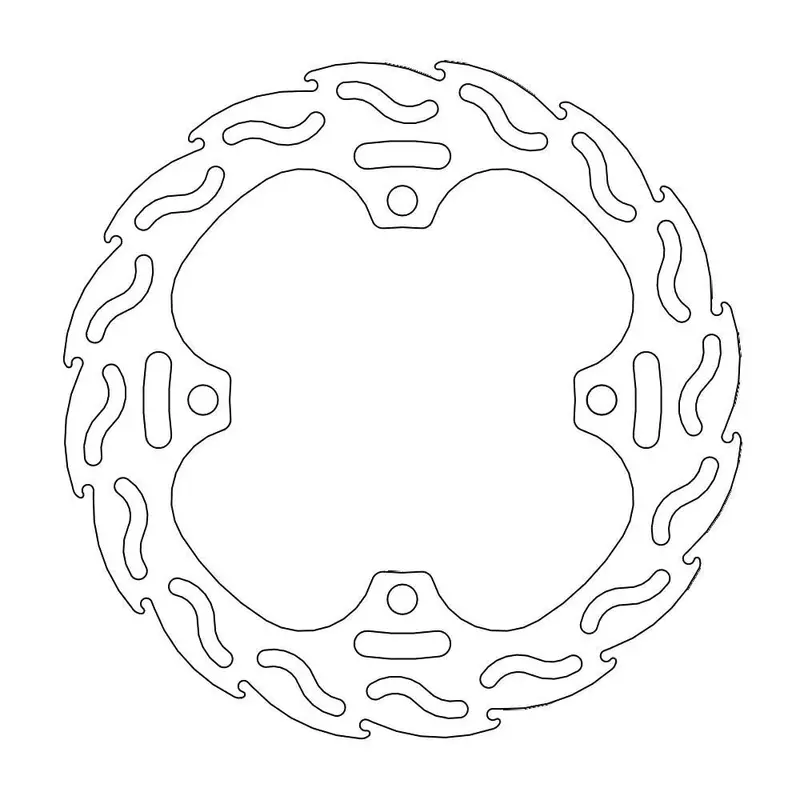 BRAKE ROTOR FIXED FLAME NATURAL
