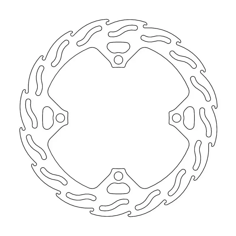 BRAKE ROTOR FIXED FLAME NATURAL