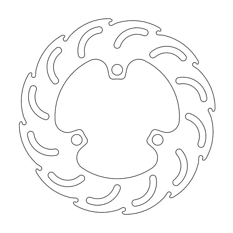 BRAKE ROTOR FIXED FLAME NATURAL