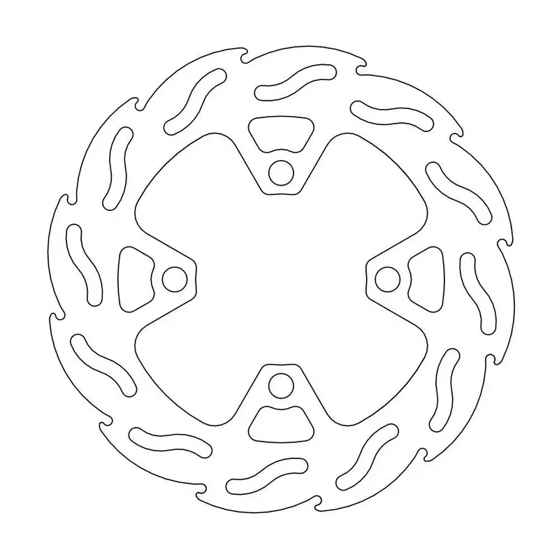 BRAKE ROTOR FIXED FLAME NATURAL