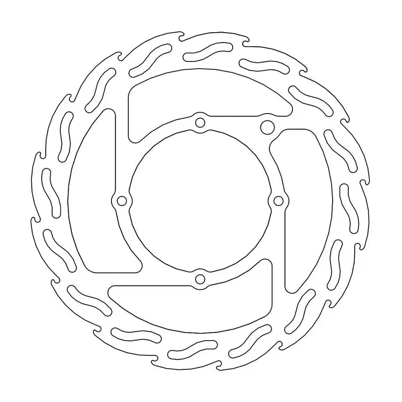 BRAKE ROTOR FIXED FLAME NATURAL