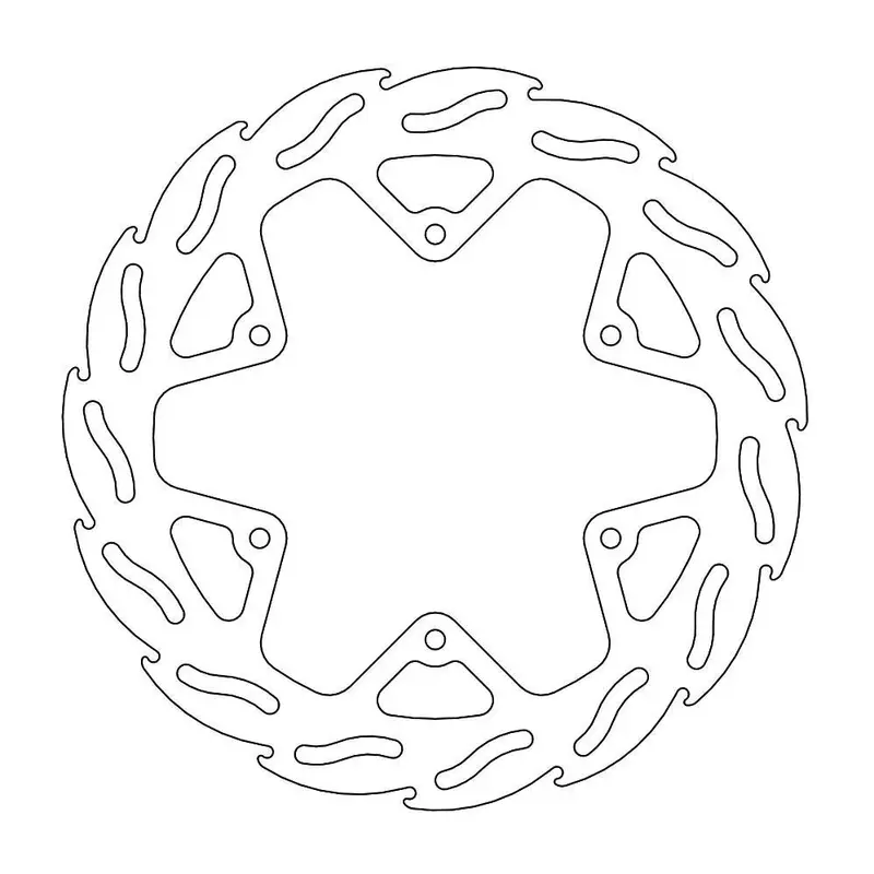 BRAKE ROTOR FIXED FLAME NATURAL