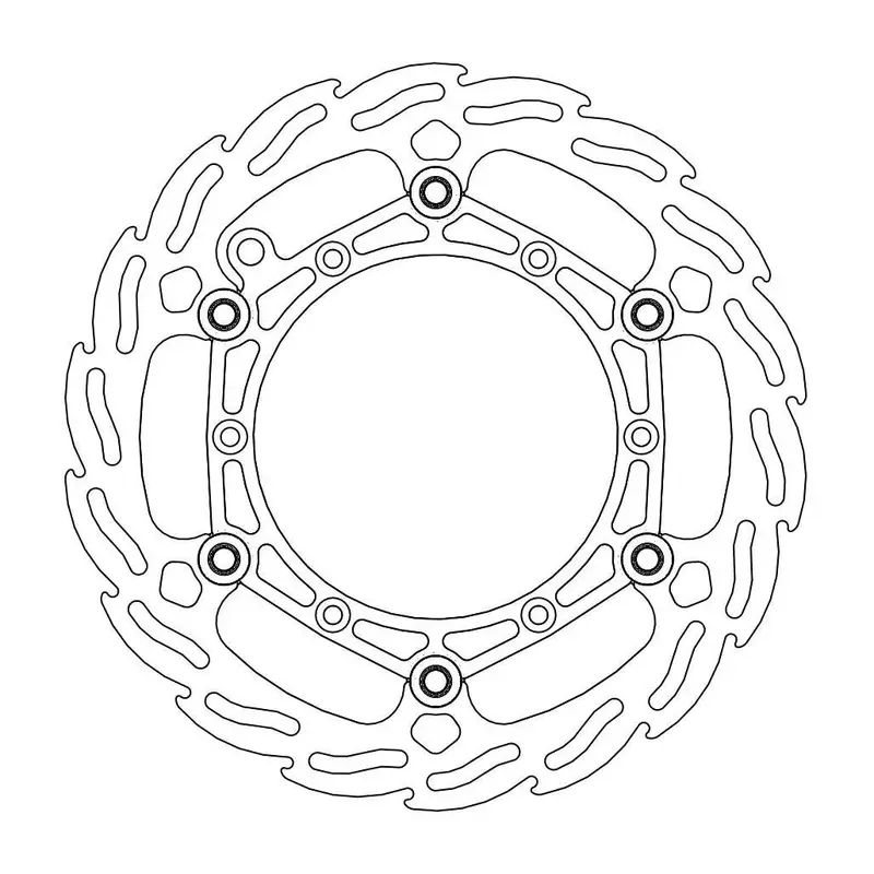 BRAKE ROTOR FLOATING FLAME NATURAL