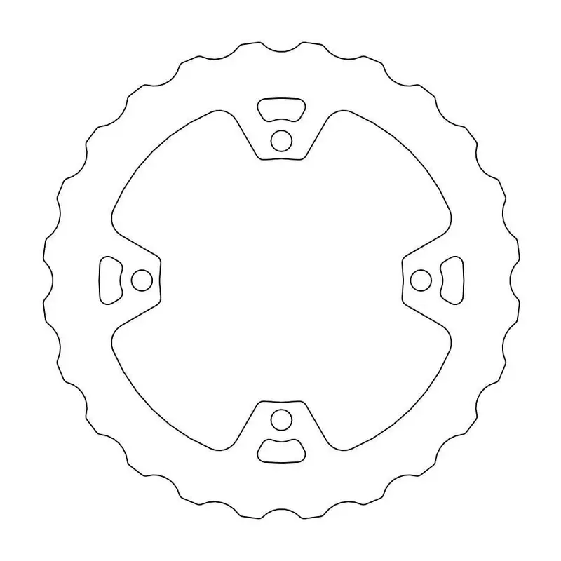 BRAKE ROTOR FIXED NITRO CONTOUR NATURAL