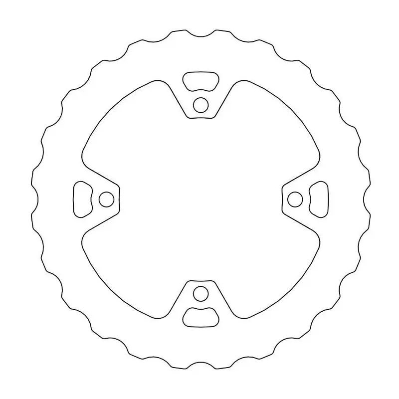 BRAKE ROTOR FIXED NITRO CONTOUR NATURAL