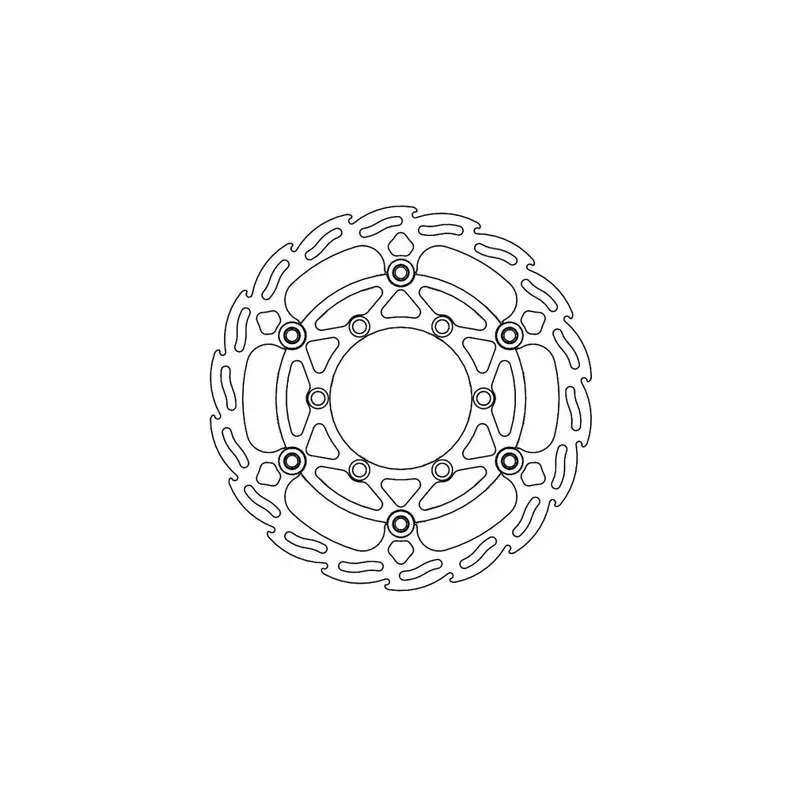 BRAKE ROTOR FLOATING FLAME