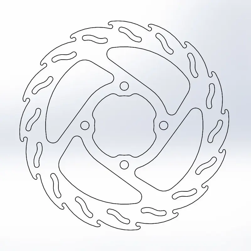 BRAKE ROTOR FIXED FLAME