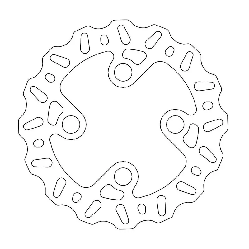 BRAKE ROTOR FIXED NITRO WAVE