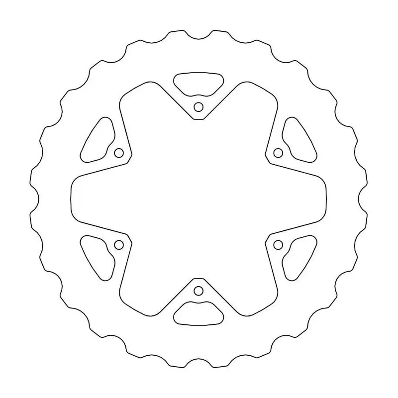 BRAKE ROTOR FIXED NITRO MUD WAVE