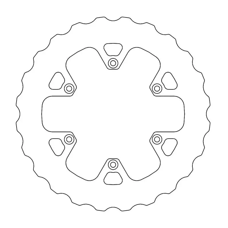 BRAKE ROTOR FIXED NITRO MUD WAVE