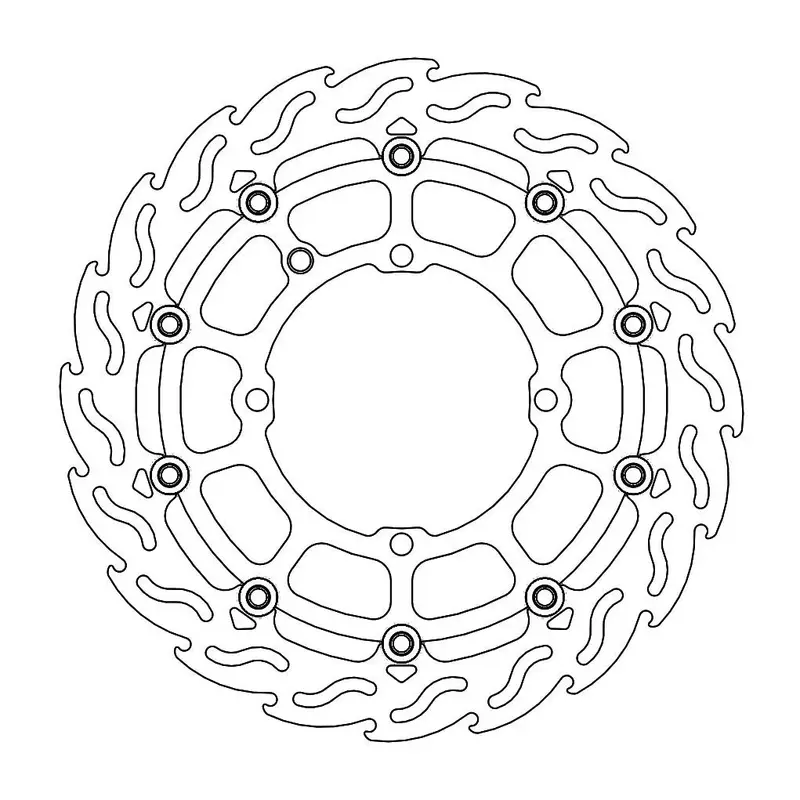 BRAKE ROTOR FLOATING FLAME