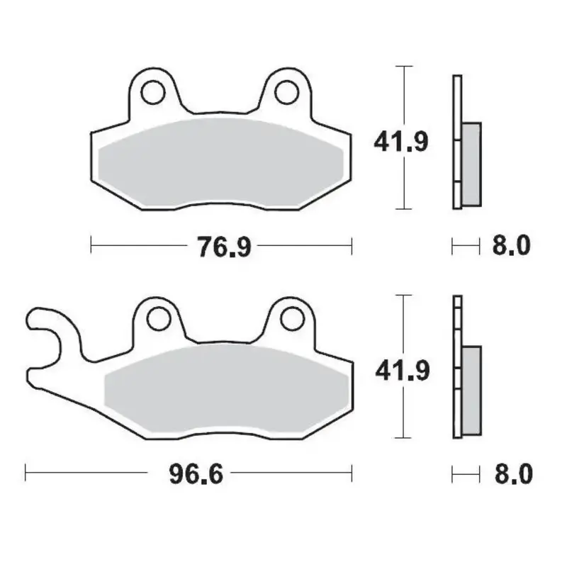 BRAKE PAD OFFROAD SINTER PRO RACING