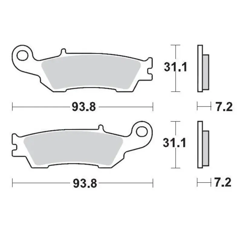 BRAKE PAD OFFROAD SINTER PRO RACING GP