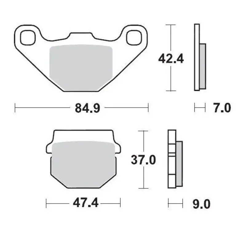 BRAKE PAD OFFROAD SINTER PRO RACING