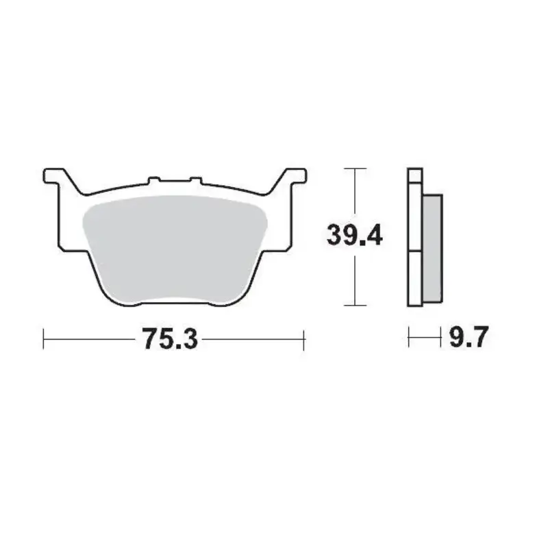 BRAKE PAD ATV SINTER PRO RACING