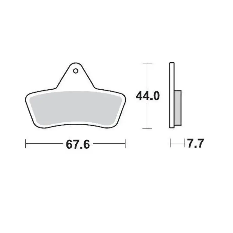 BRAKE PAD ATV SINTER PRO RACING