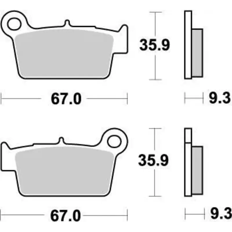 BRAKE PAD OFFROAD NITRO