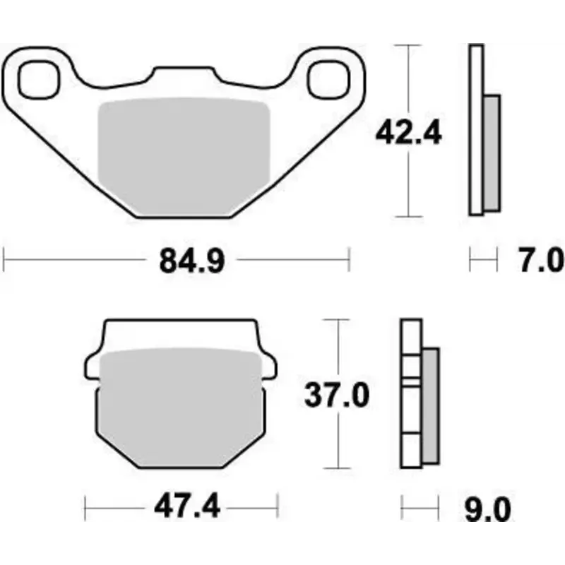 BRAKE PAD OFFROAD NITRO