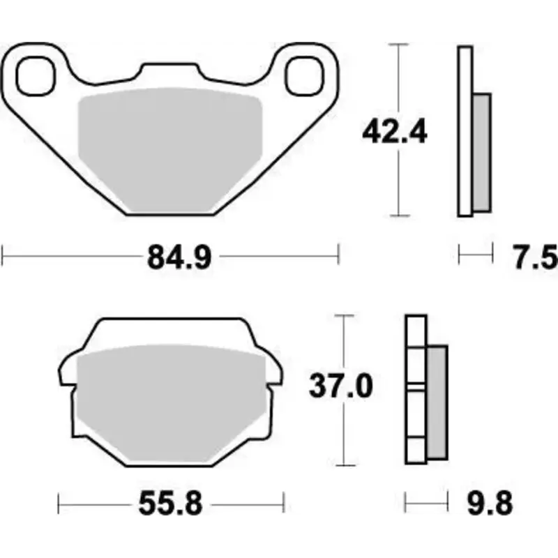BRAKE PAD OFFROAD NITRO