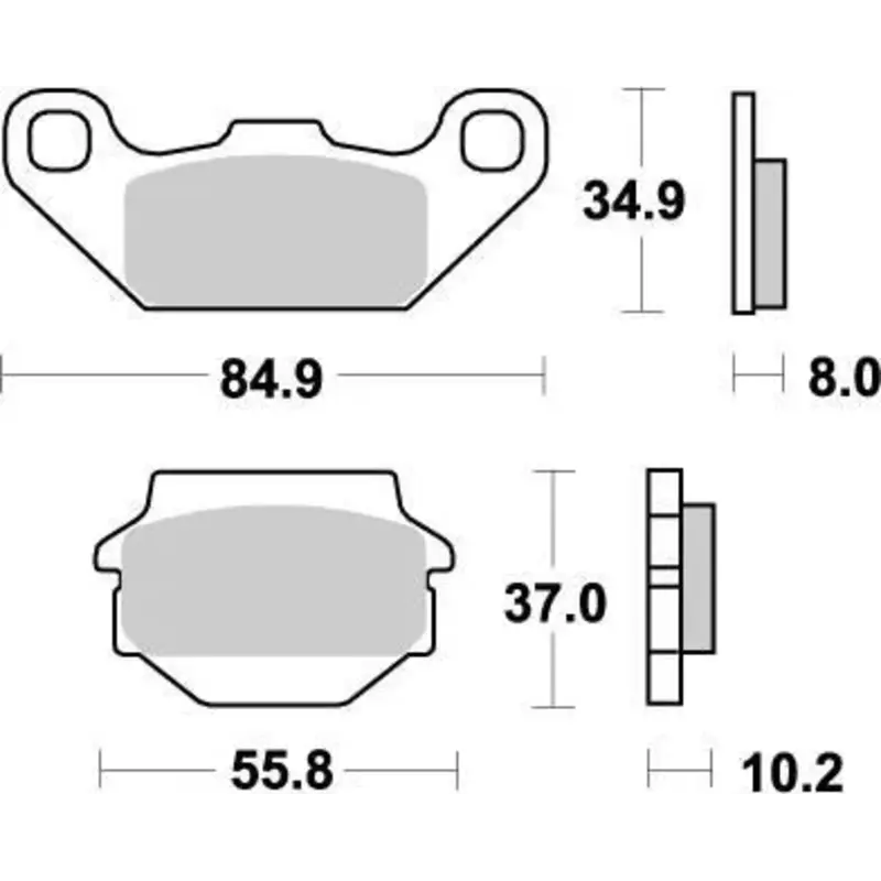 BRAKE PAD ATV NITRO