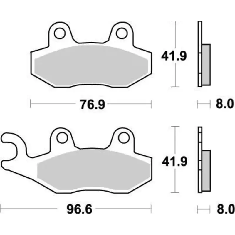 BRAKE PAD OFFROAD NITRO